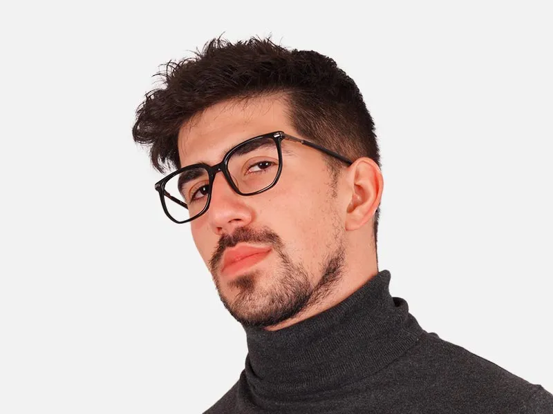 Plain Black Glasses-2