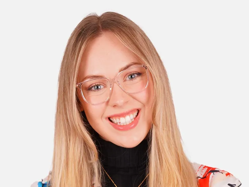 Clear Frame Fashion Glasses-2