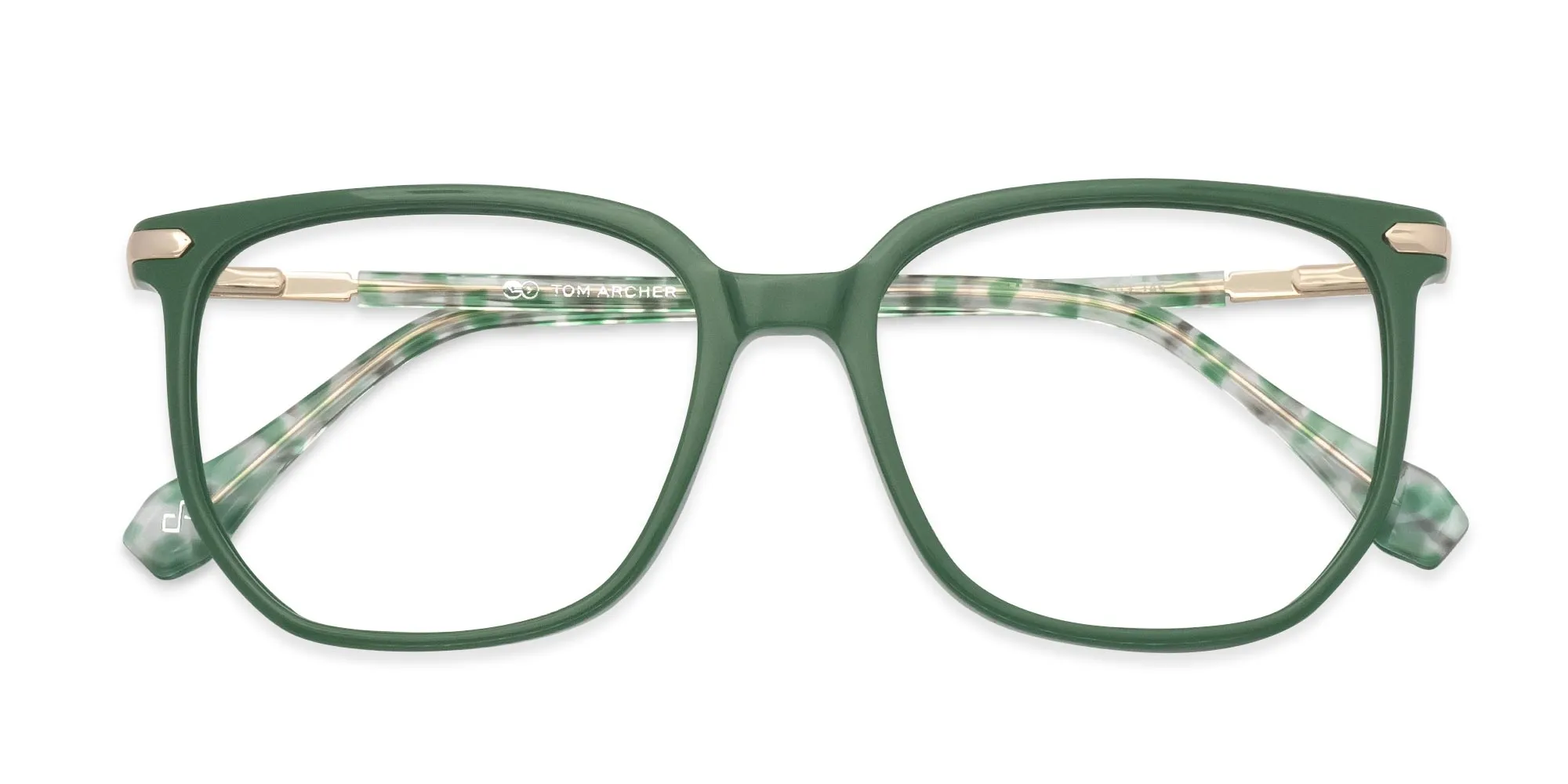 Green Frame Glasses-2