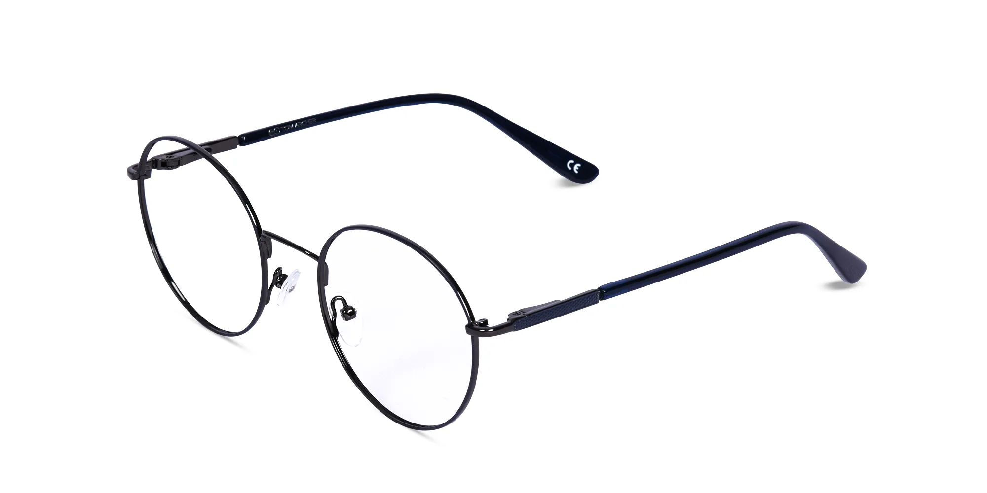 Blue Metal Frame Glasses-2 Blue Metal Frame Glasses-2