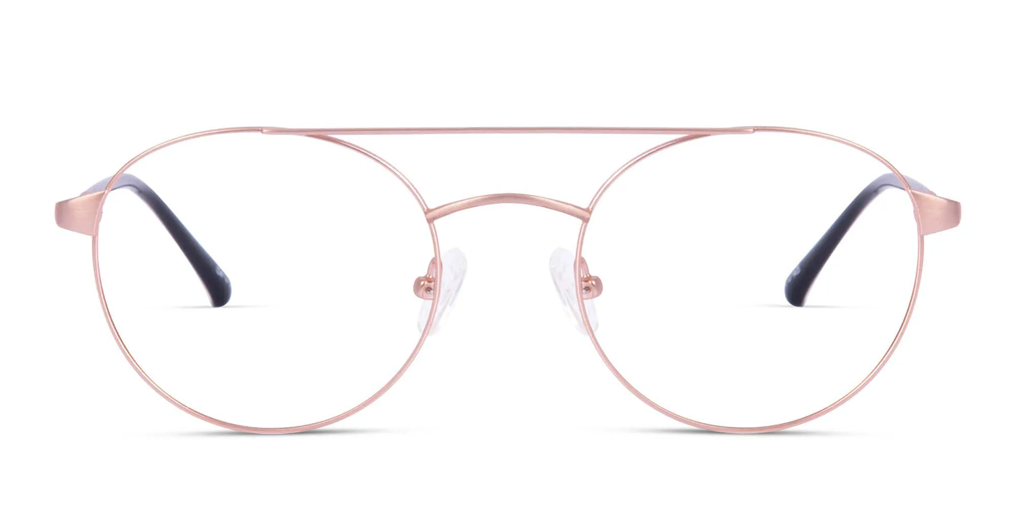 Matte Rose Gold Pilot Glasses Frames-2 Matte Rose Gold Pilot Glasses Frames-2