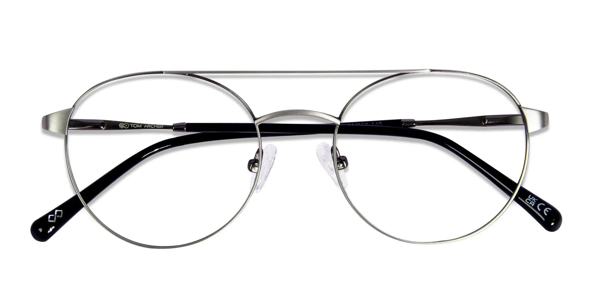 Gunmetal Black Frame Pilot Glasses-2