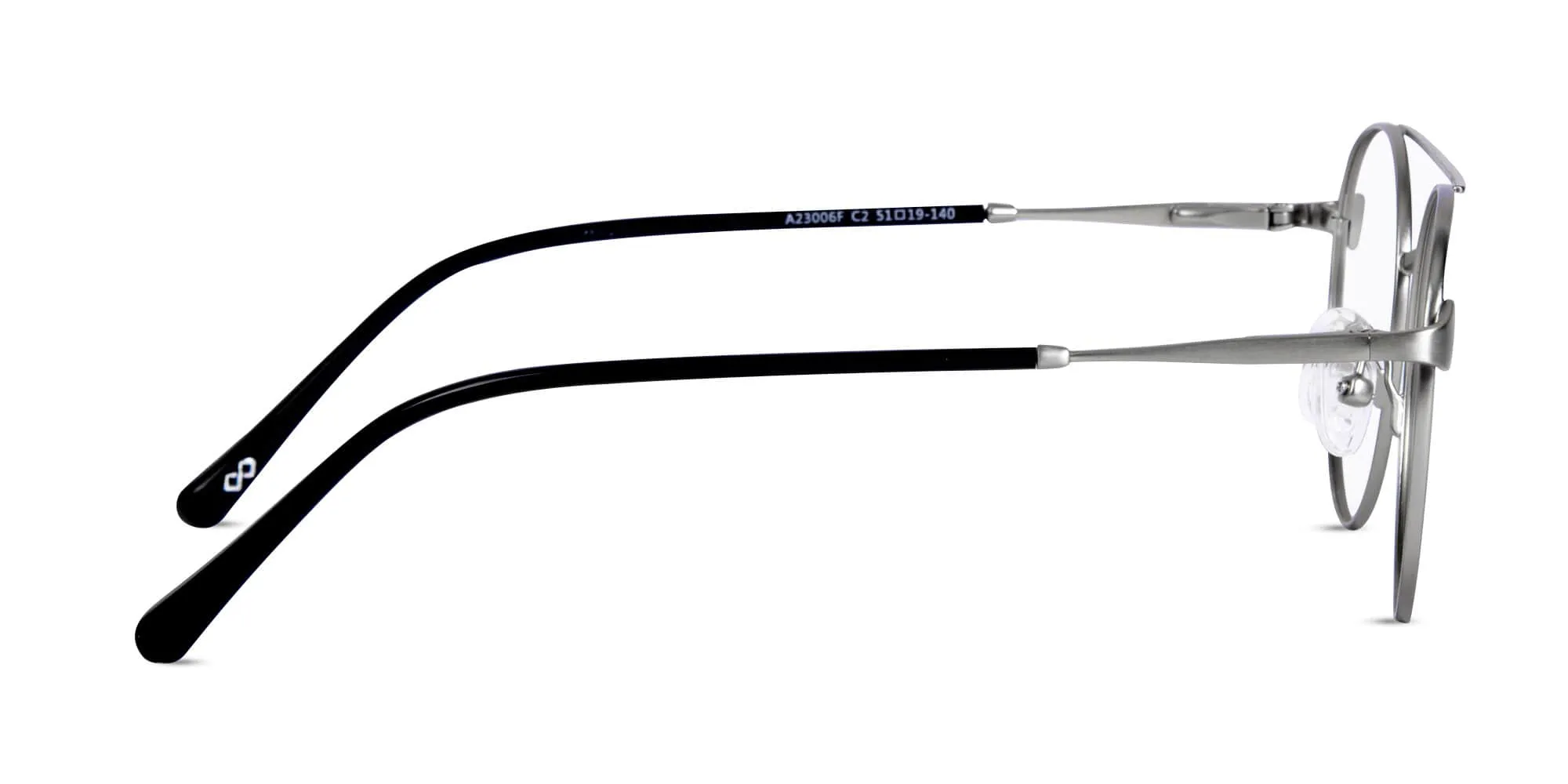 Gunmetal Black Frame Pilot Glasses-2