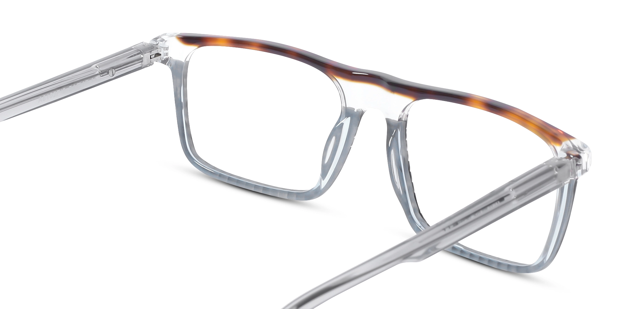 Crystal Tortoise Rectangle Glasses 5