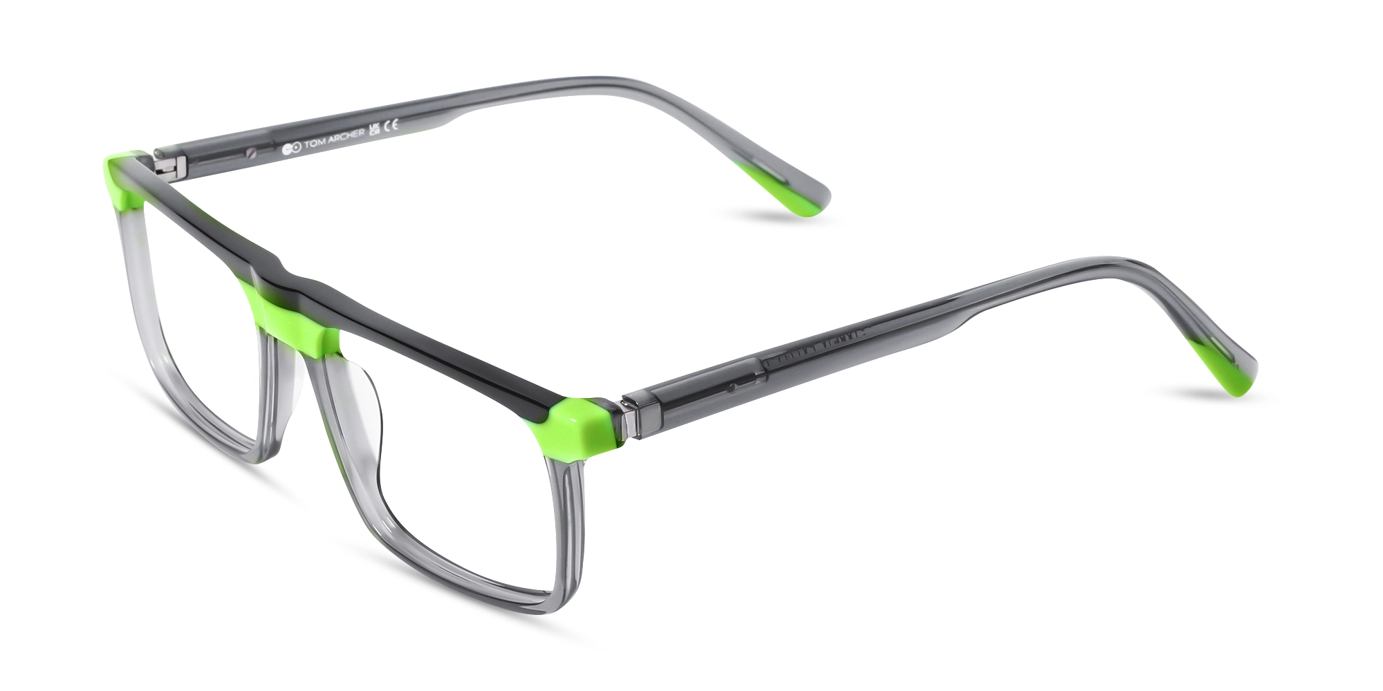 Crystal Grey Neon Glasses 3