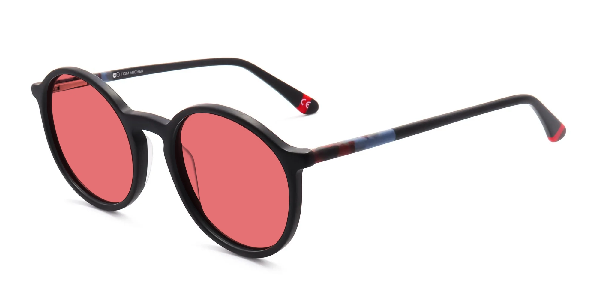 Red Circle Sunglasses-3