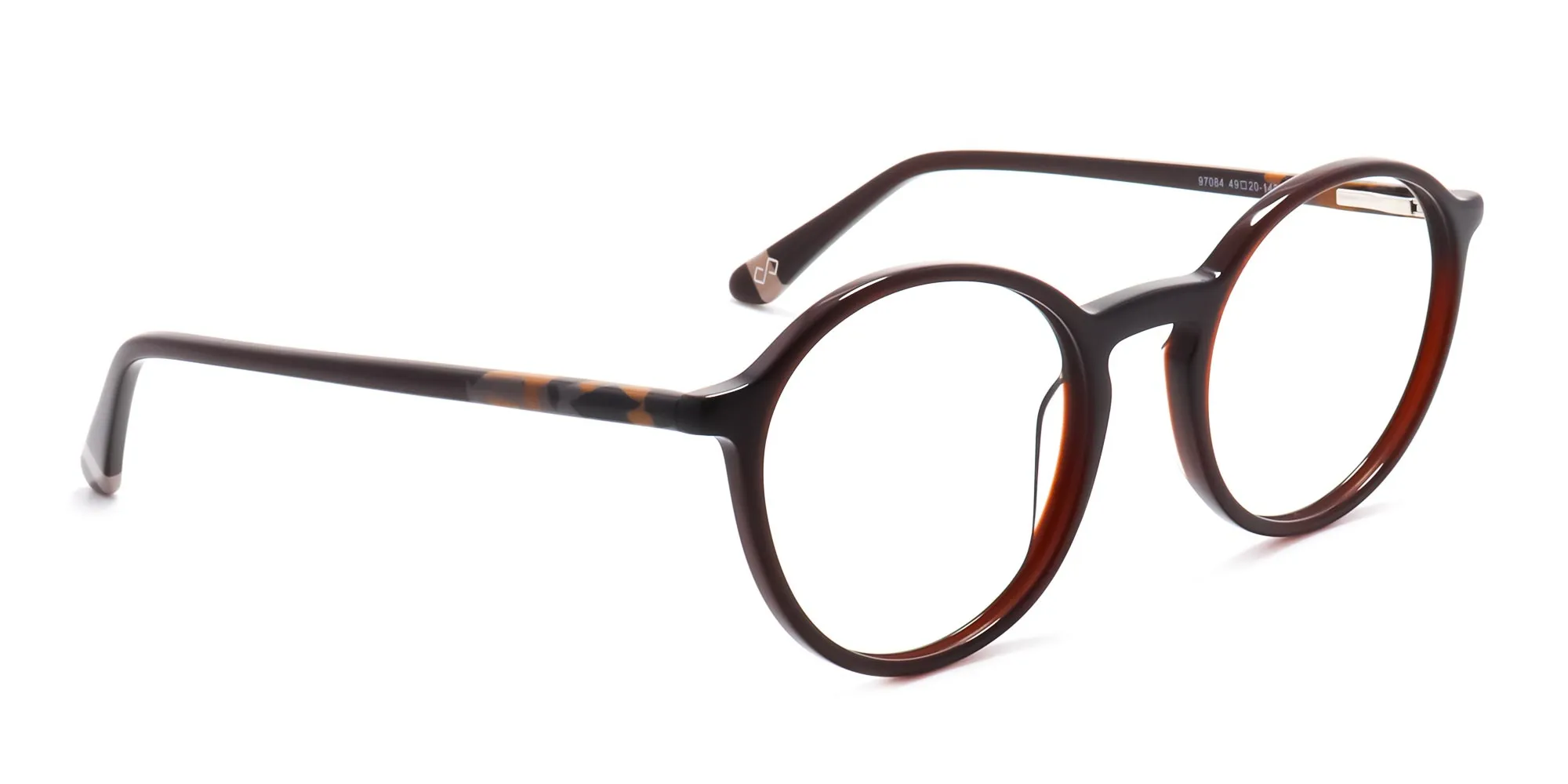 brown circle glasses-2