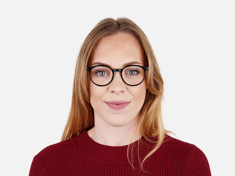 black and silver round glasses frames-2