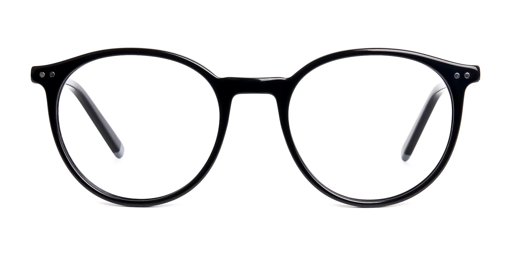 black and silver round glasses frames-2