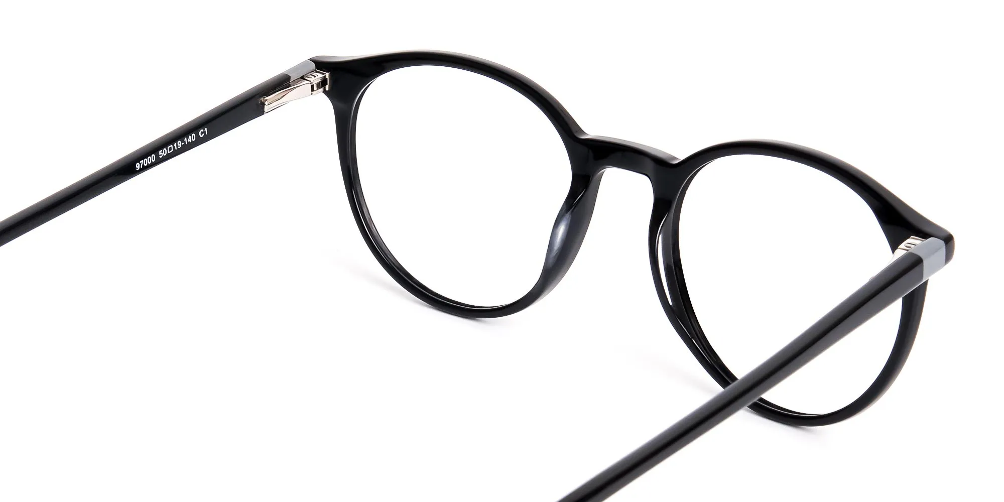 black and silver round glasses frames-2