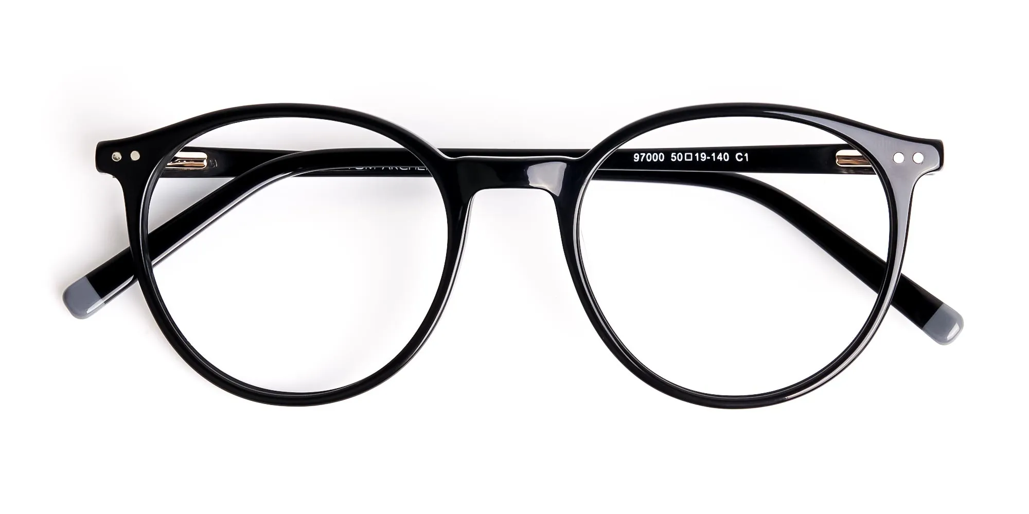 black and silver round glasses frames-2