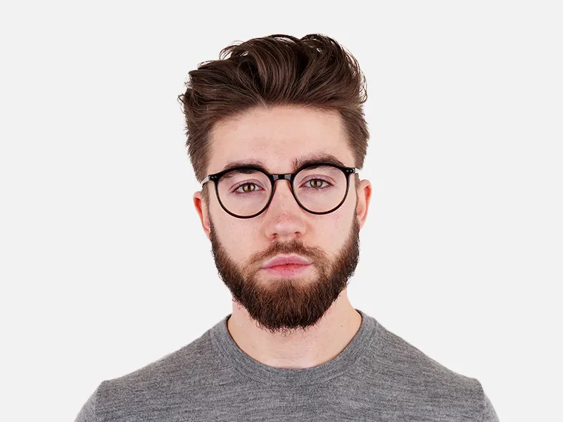dark brown round glasses frames-2