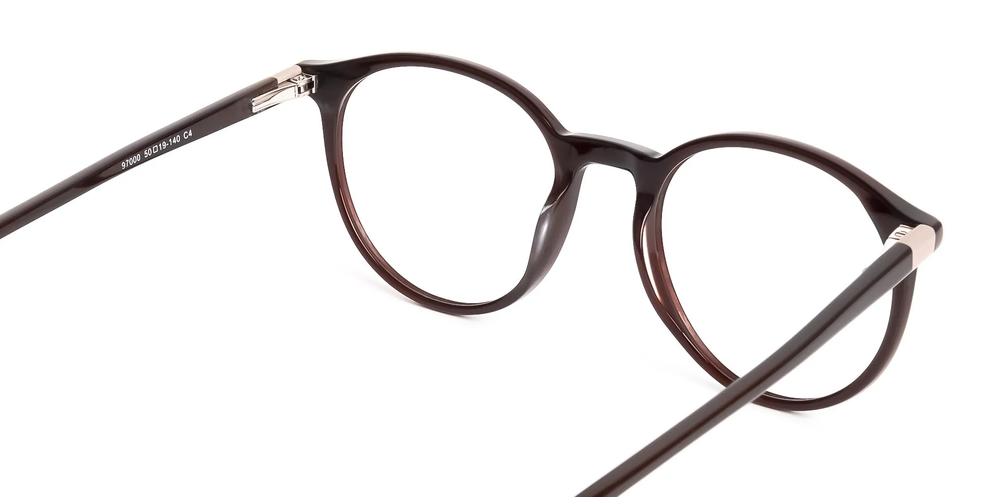 dark brown round glasses frames-2