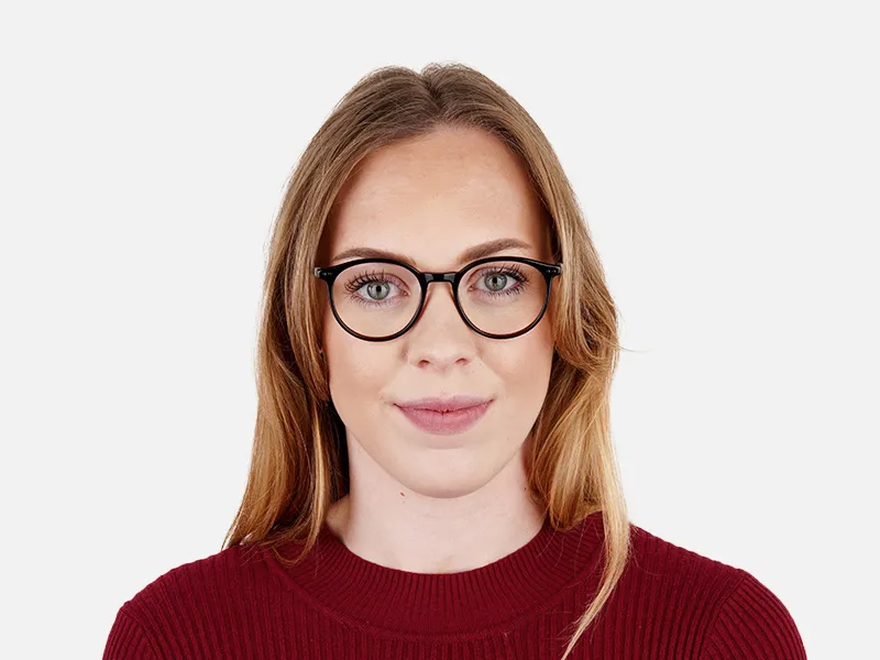 dark brown round glasses frames-2