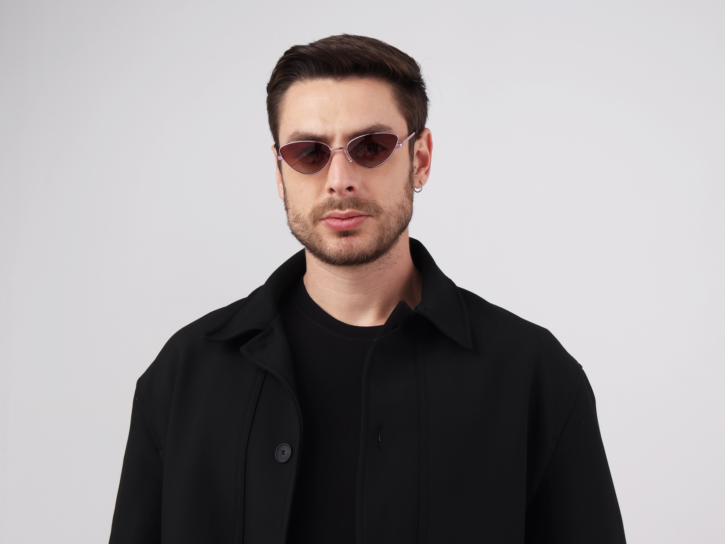 Pink Pearl and Tortoise Cat-Eye Sunglasses 1