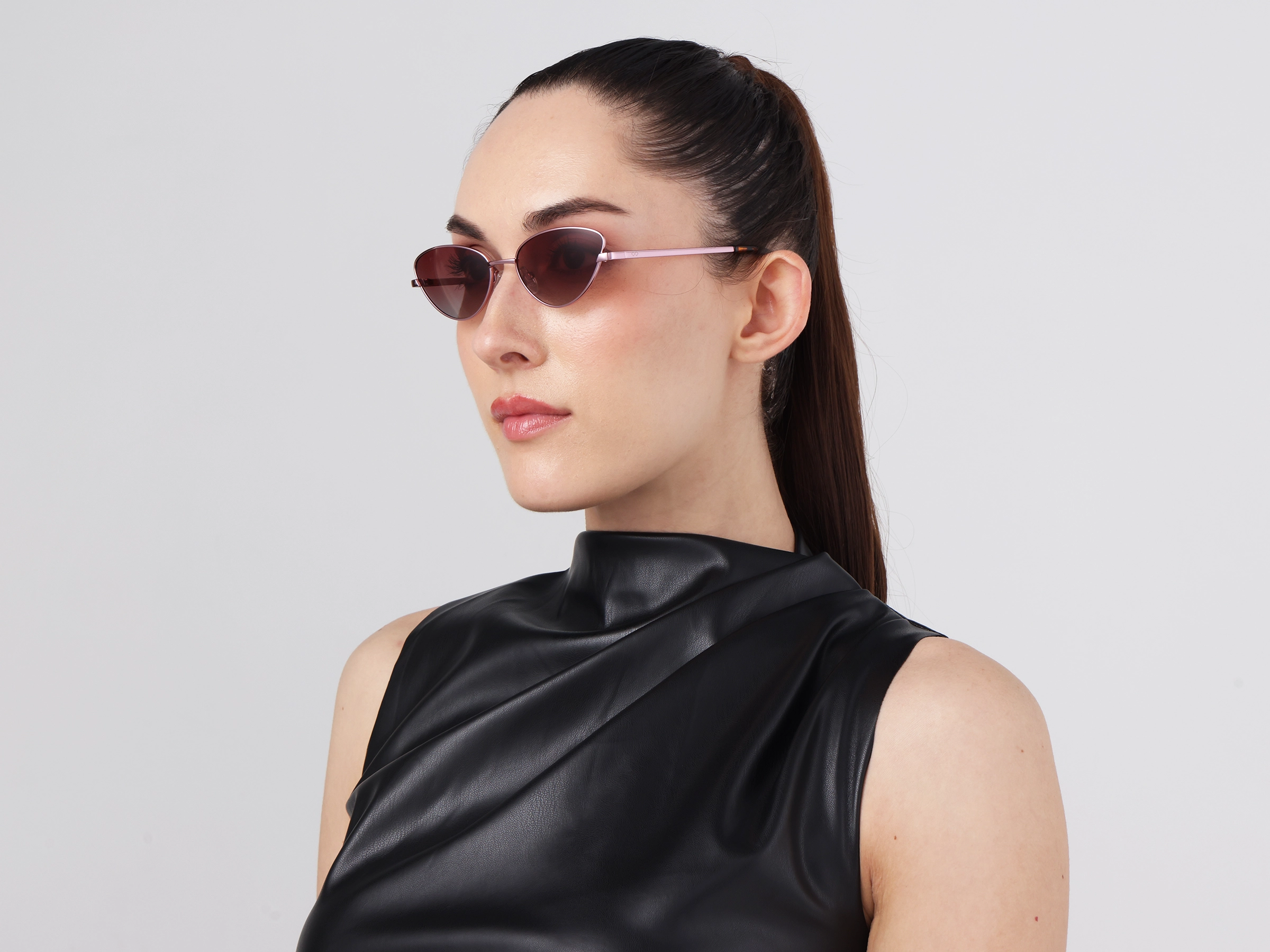 Pink Pearl and Tortoise Cat-Eye Sunglasses 13