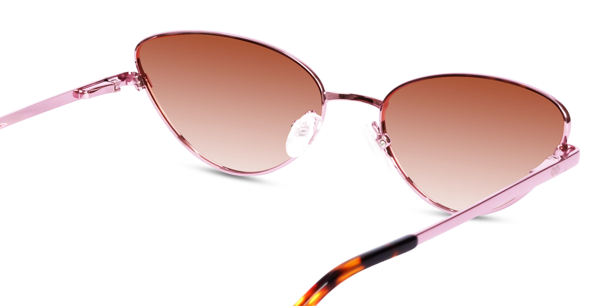 Pink Pearl and Tortoise Cat-Eye Sunglasses 5