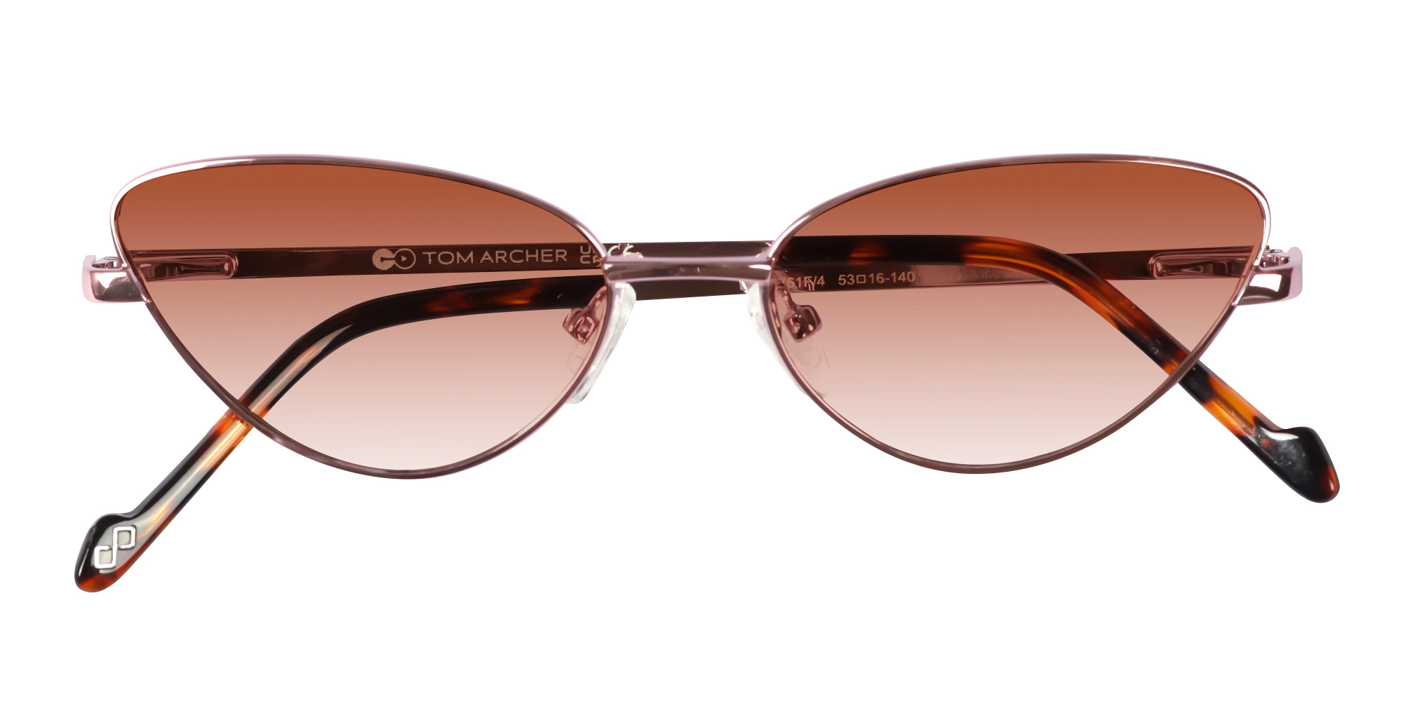 Pink Pearl and Tortoise Cat-Eye Sunglasses 6