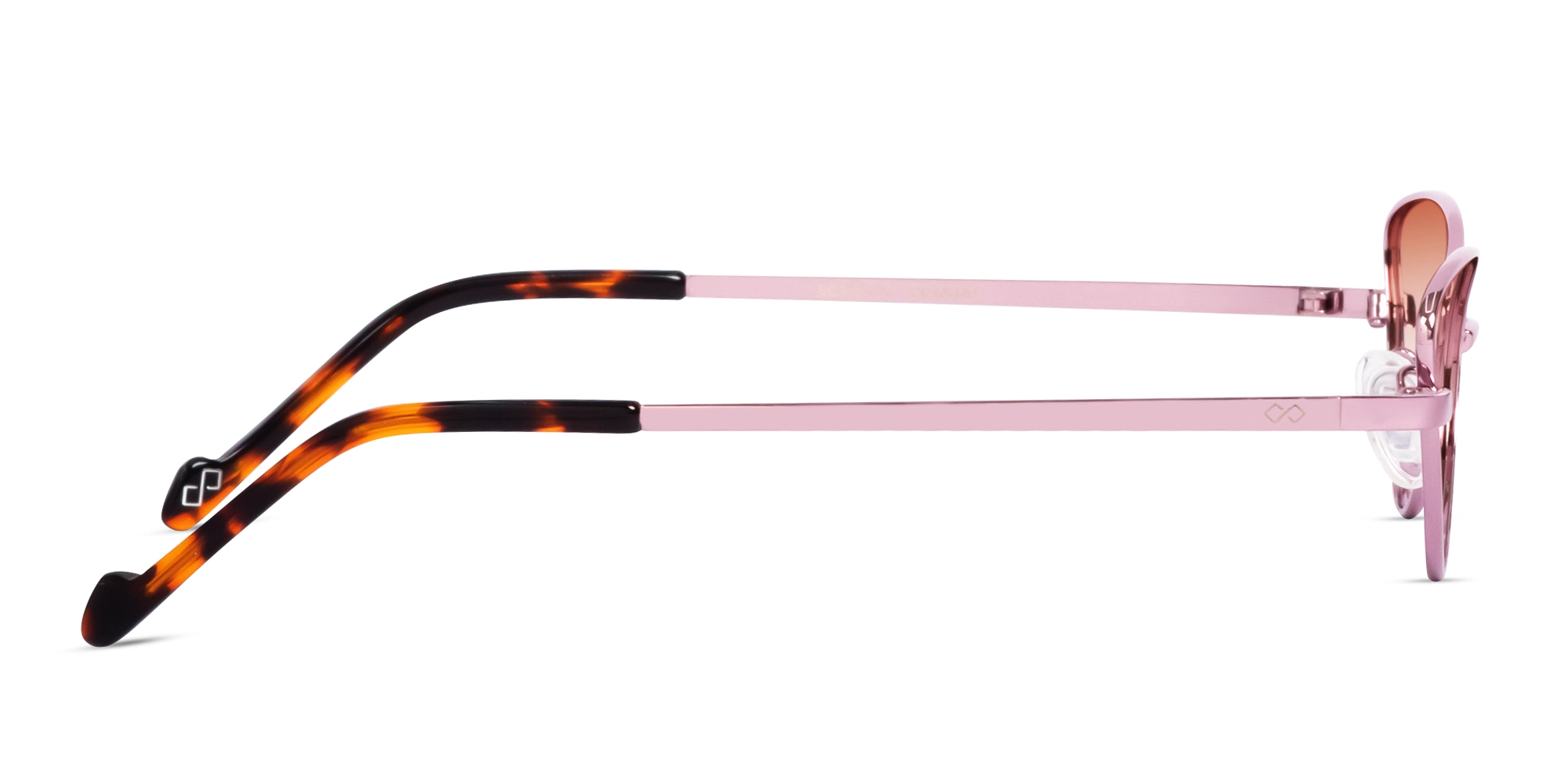 Pink Pearl and Tortoise Cat-Eye Sunglasses 4