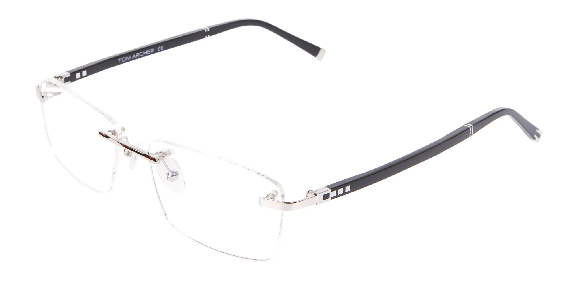 Silver Rimless Frame Ultralight, Online UK -2