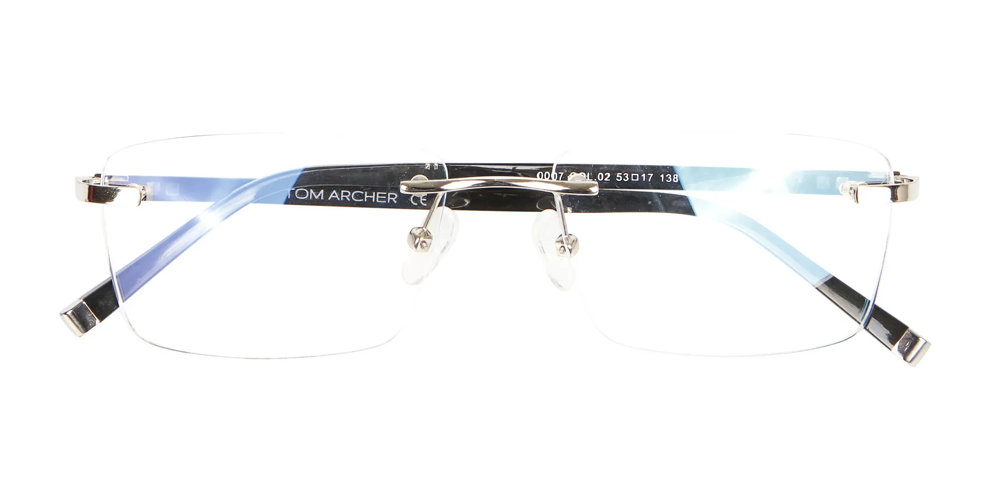 Silver Rimless Frame Ultralight, Online UK -2