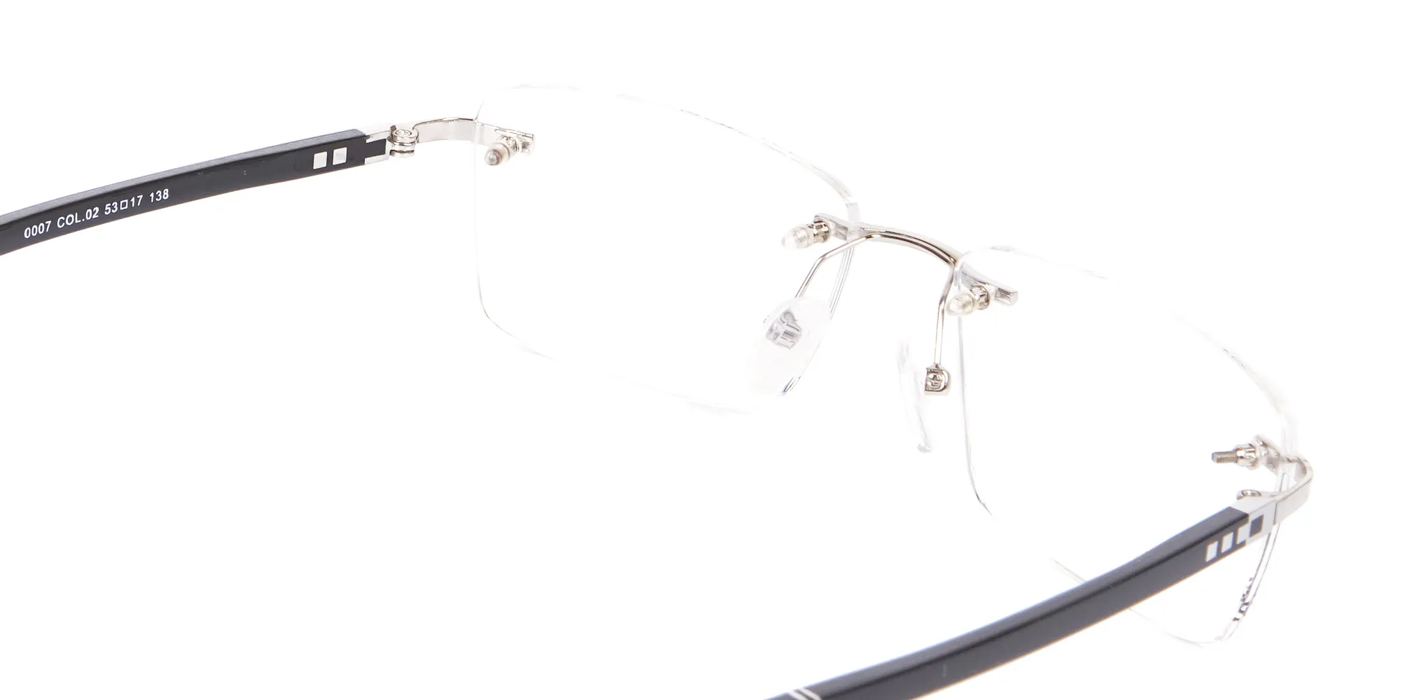 Silver Rimless Frame Ultralight, Online UK -2