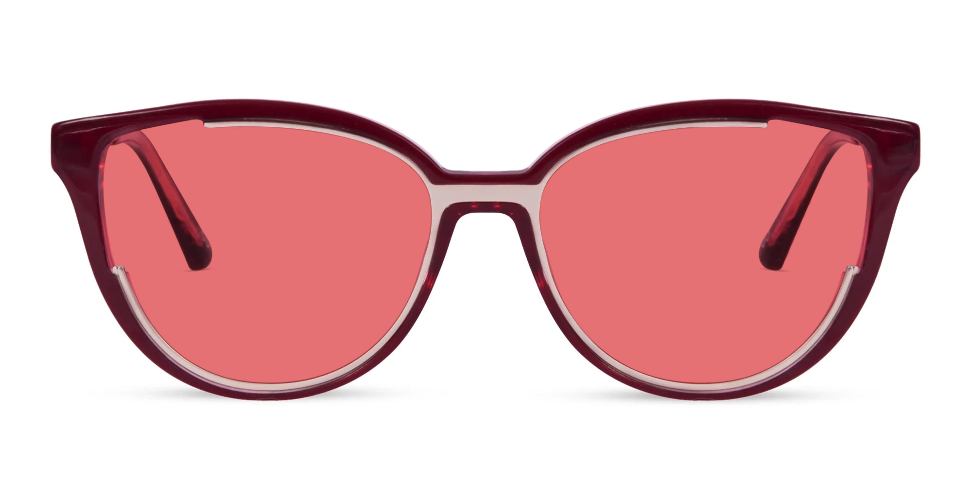 Red Cat Eye Acetate Sunglasses-1 Red Cat Eye Acetate Sunglasses-1