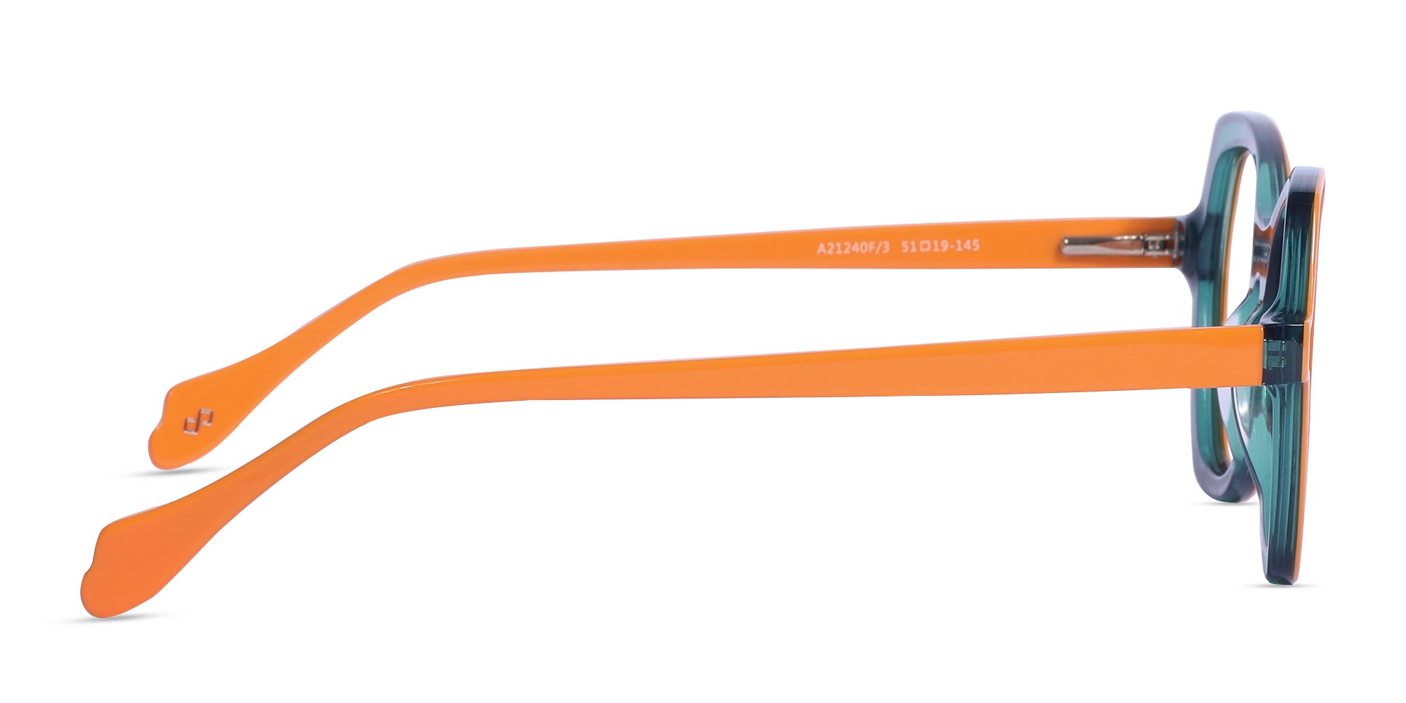 Orange & Matte Crystal Blue Butterfly Glasses-4