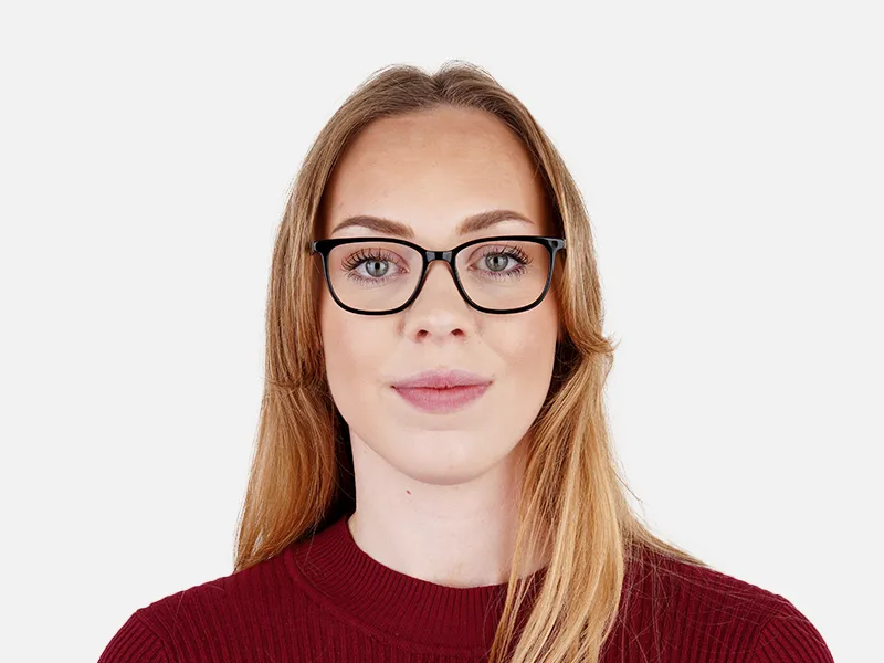 New shiny and glossy Black Square and Rectangular Glasses Frames-2