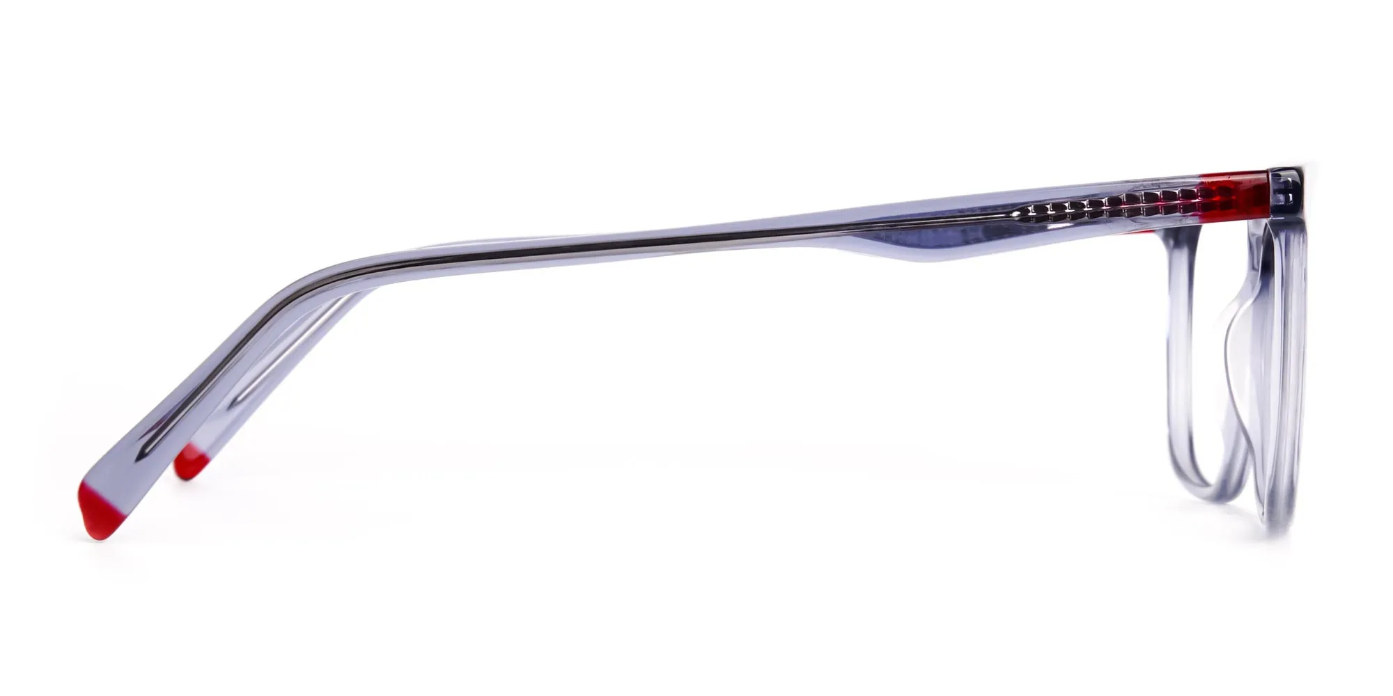 Crystal Grey Square Rectangular Glasses Frames -2