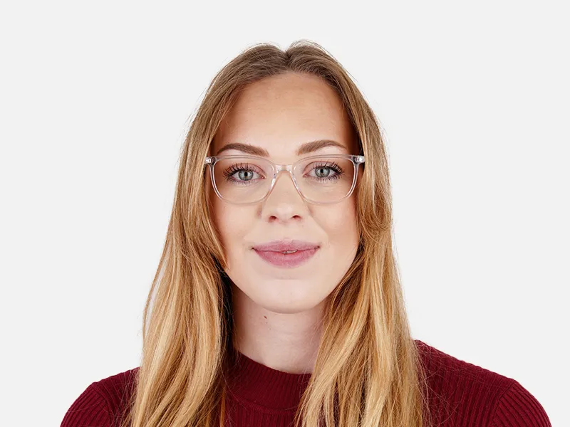 Transparent Square Rectangular Glasses Frames-2