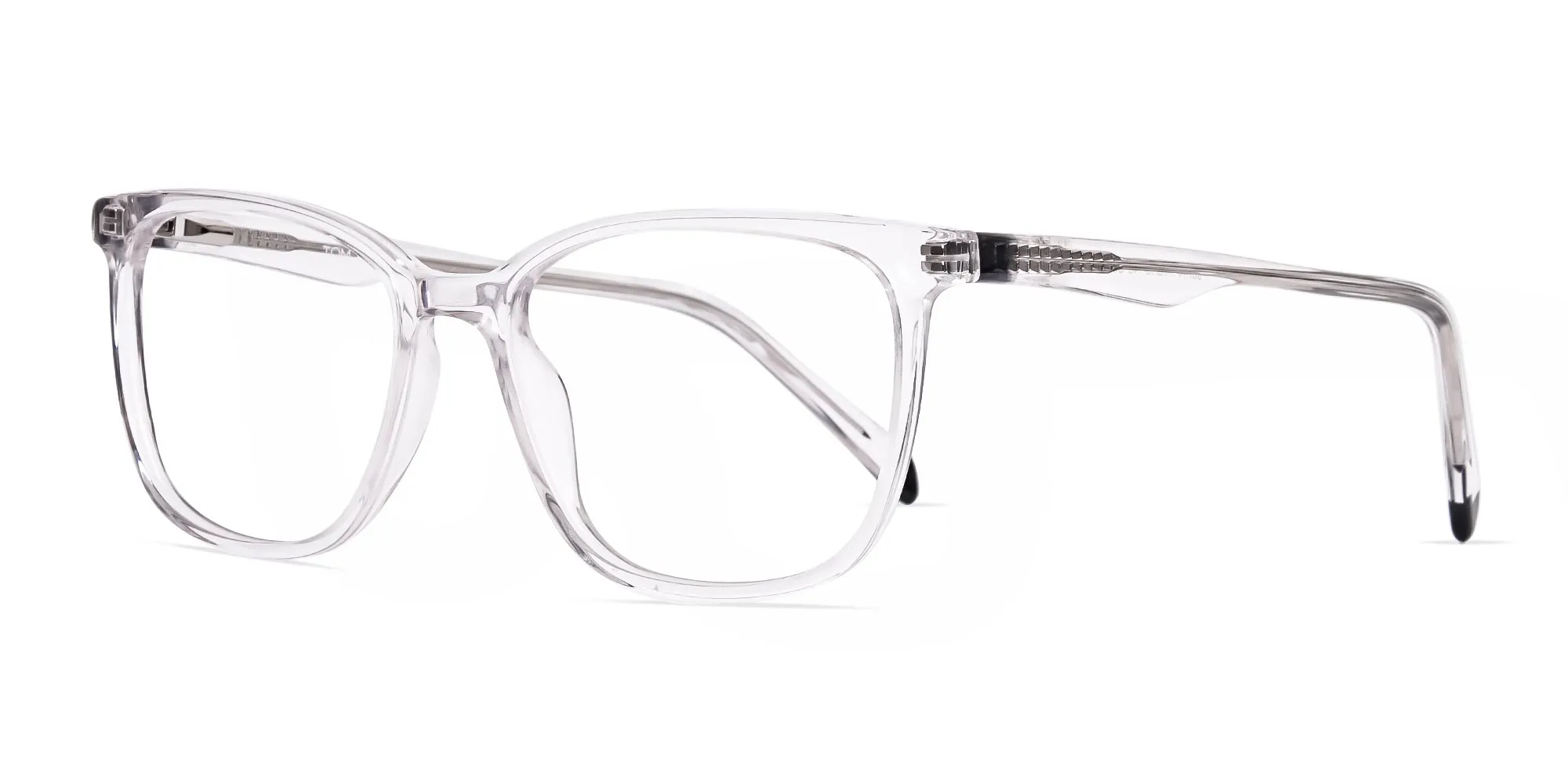 Transparent Square Rectangular Glasses Frames-2 Transparent Square Rectangular Glasses Frames-2