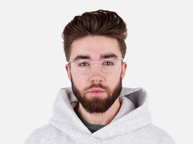 Transparent Square Rectangular Glasses Frames-2