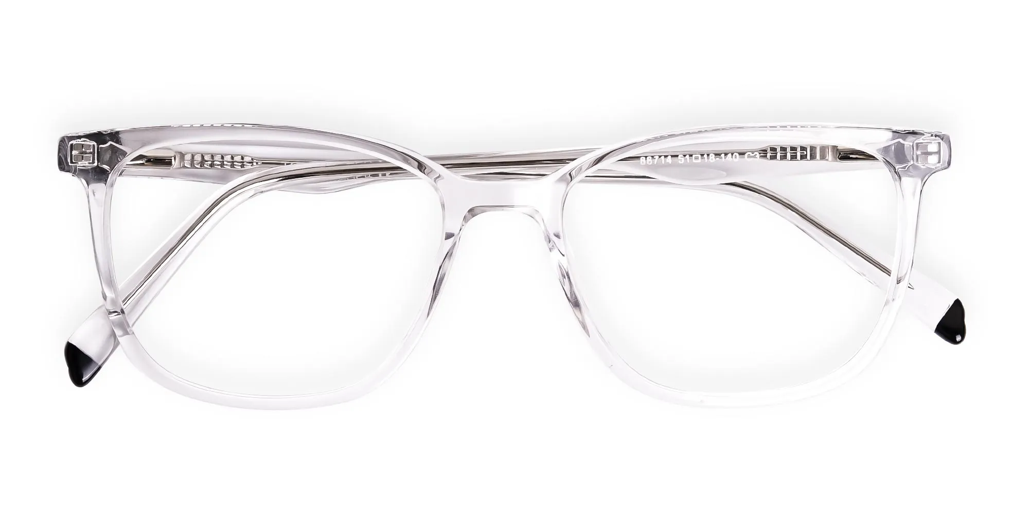 Transparent Square Rectangular Glasses Frames-2