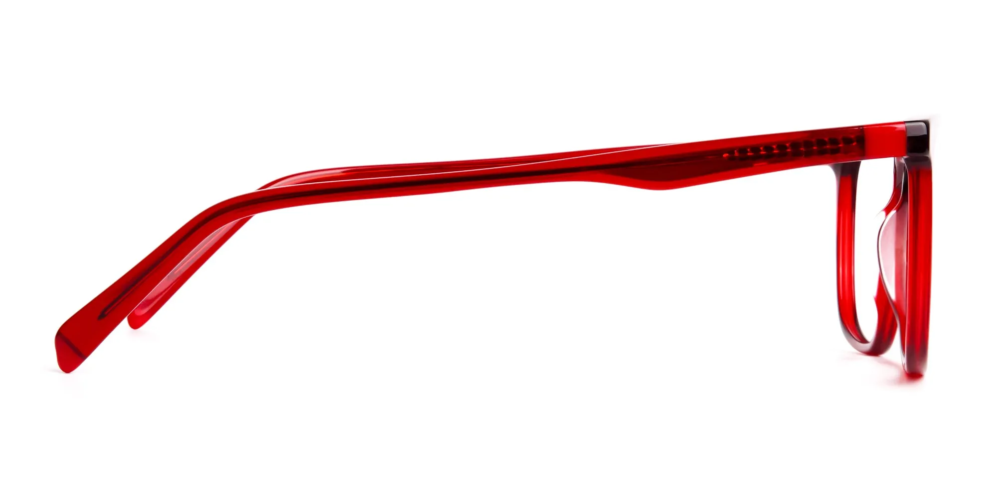 Dark Red Square and Rectangular Glasses Frames-2