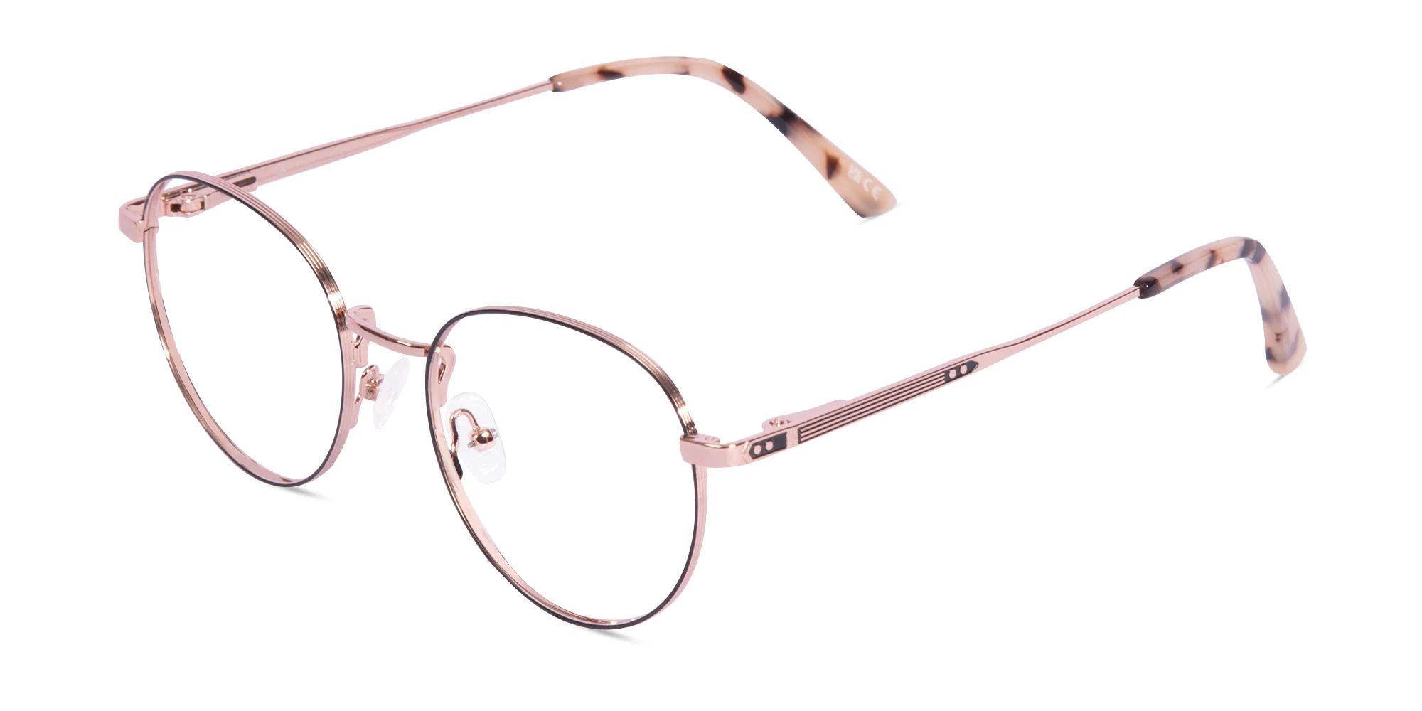 Round Gold Eyeglasses-3