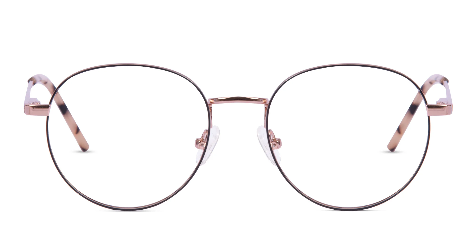 Round Gold Eyeglasses-1