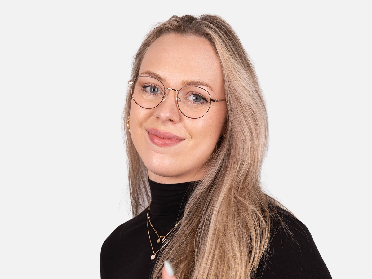 Round Gold Eyeglasses-54