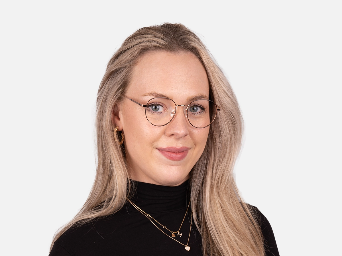 Round Gold Eyeglasses-52