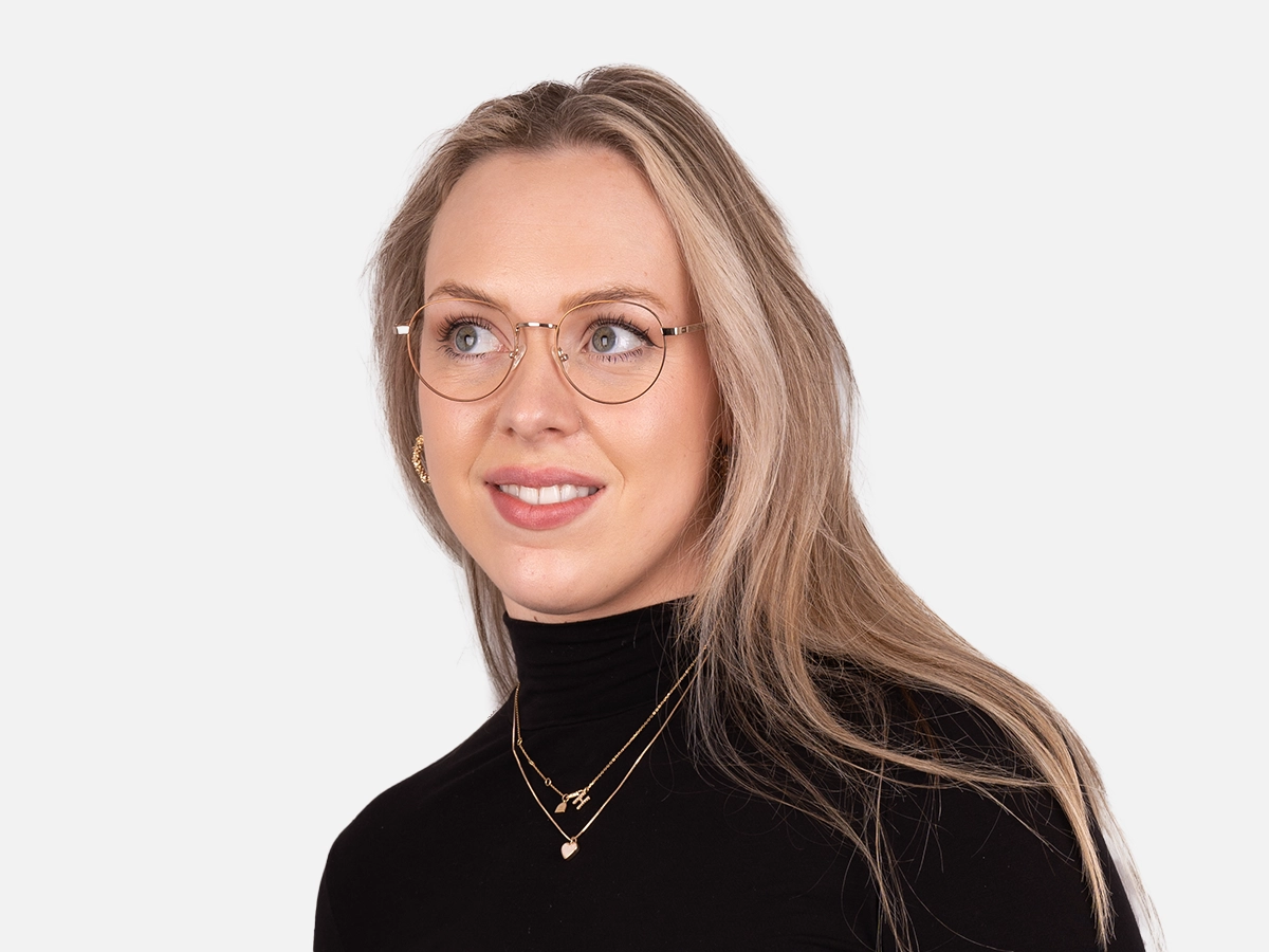 Round Metal Frame Glasses-51