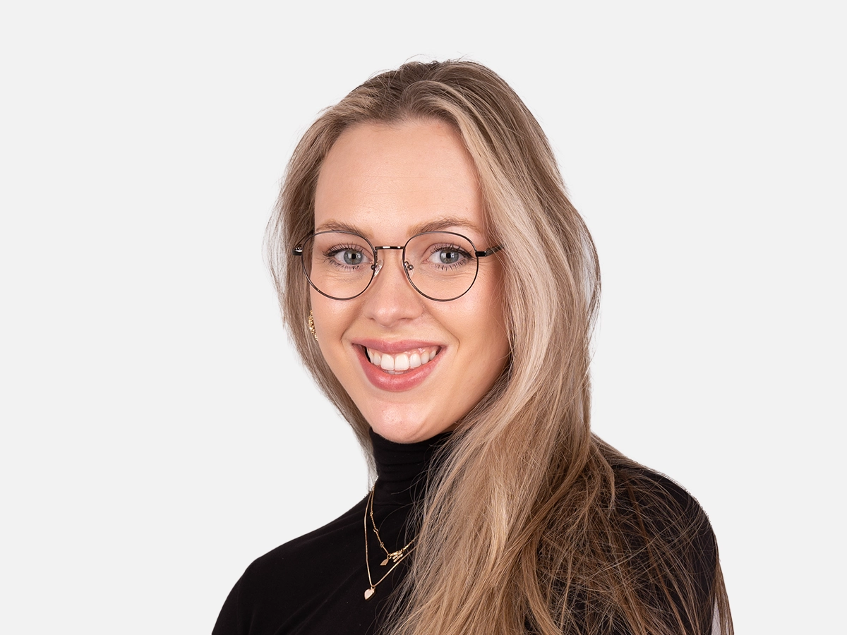 Black Metal Frame Glasses-54