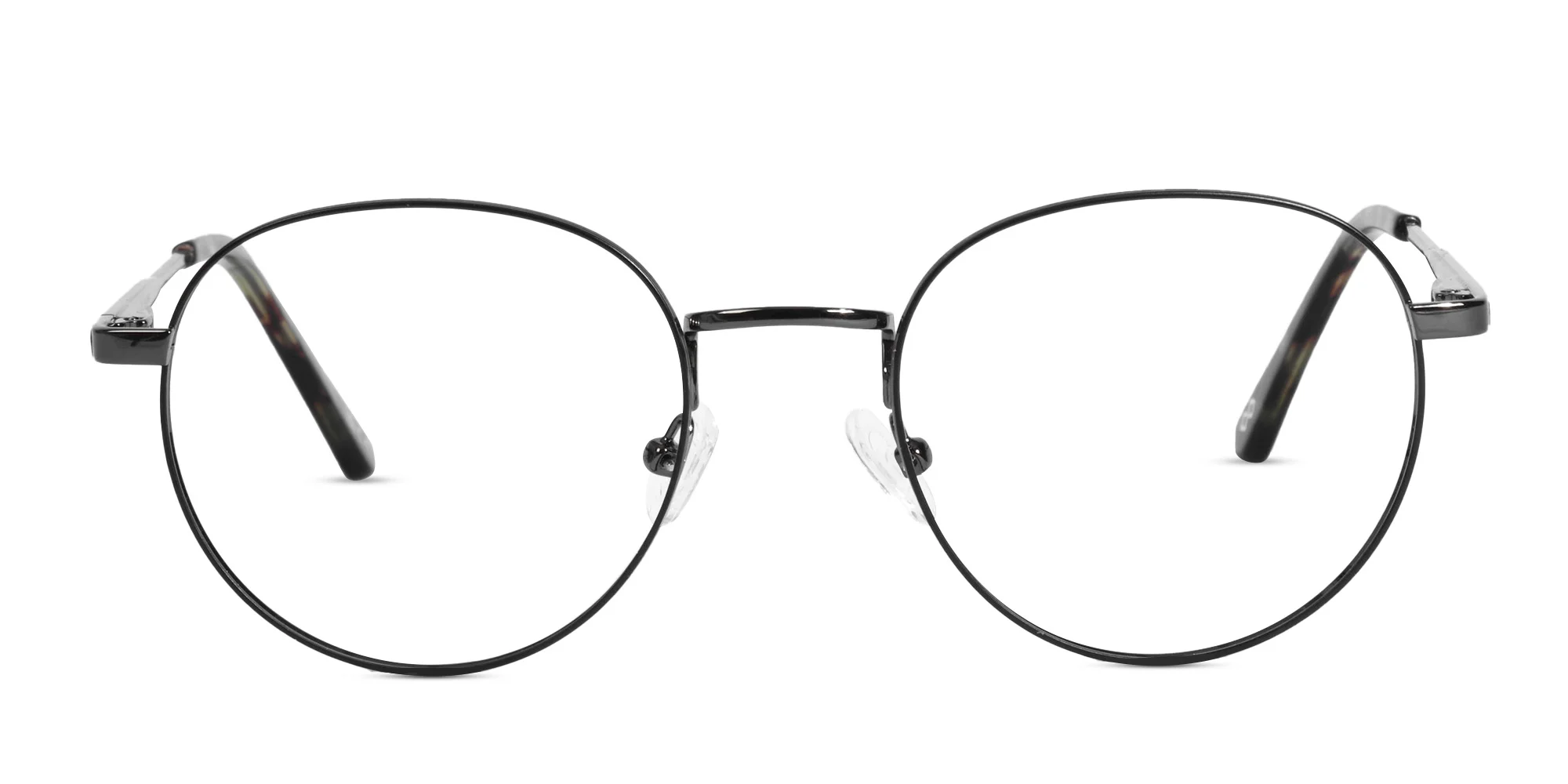 Black Metal Frame Glasses-1
