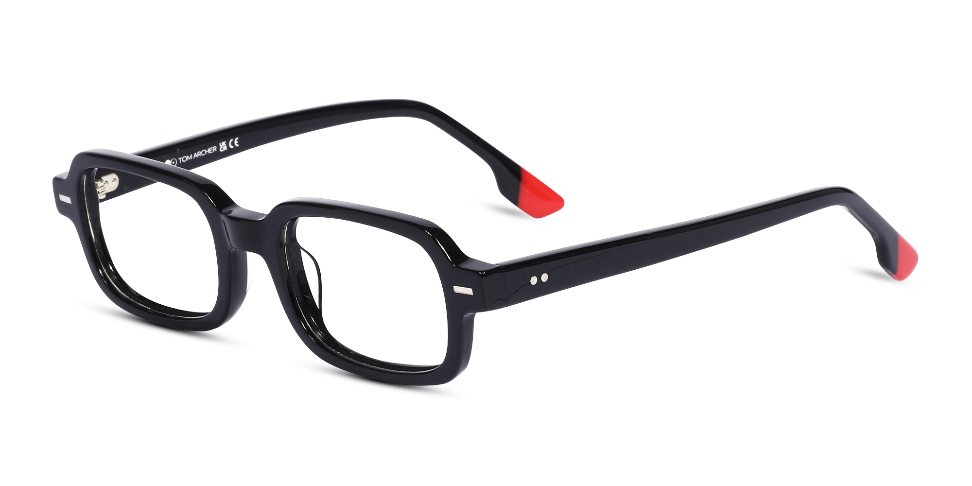 Rectangle Black Eyeglasses 3