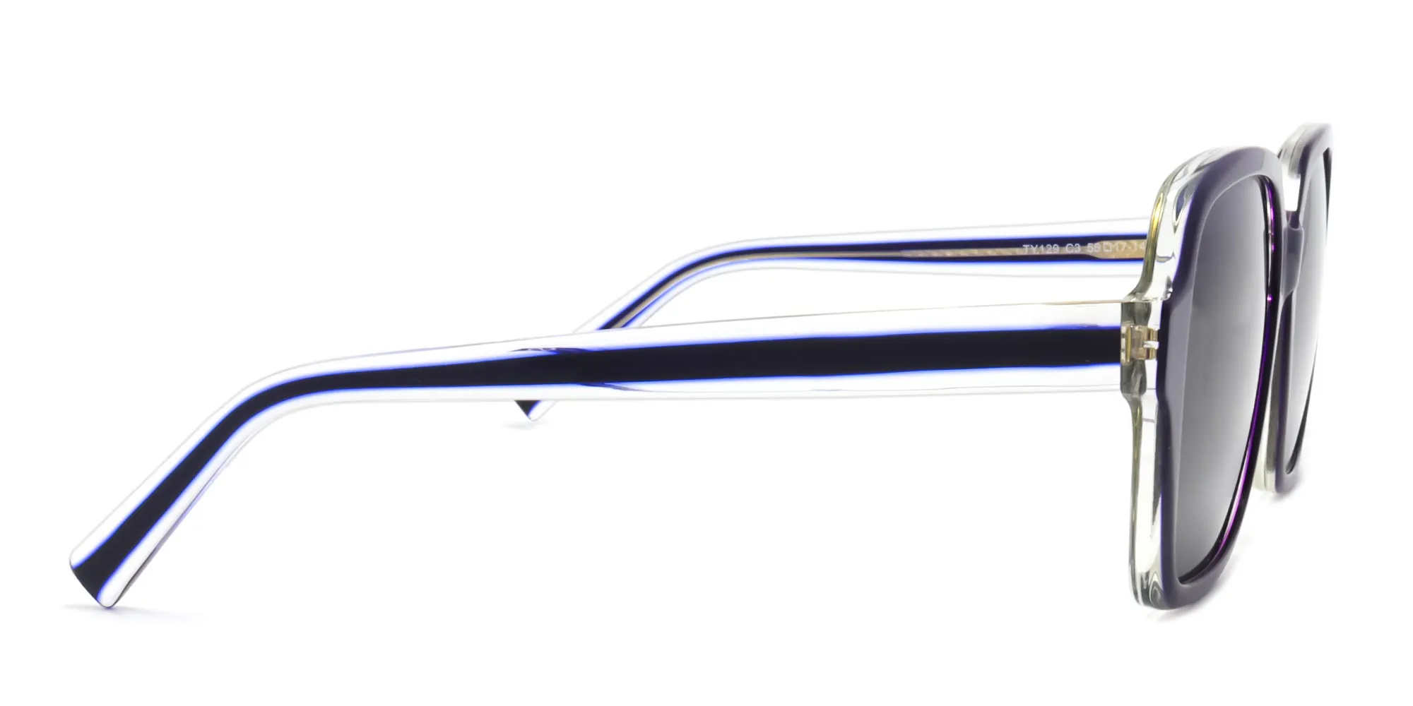 Blue Square Frame Sunglasses-2