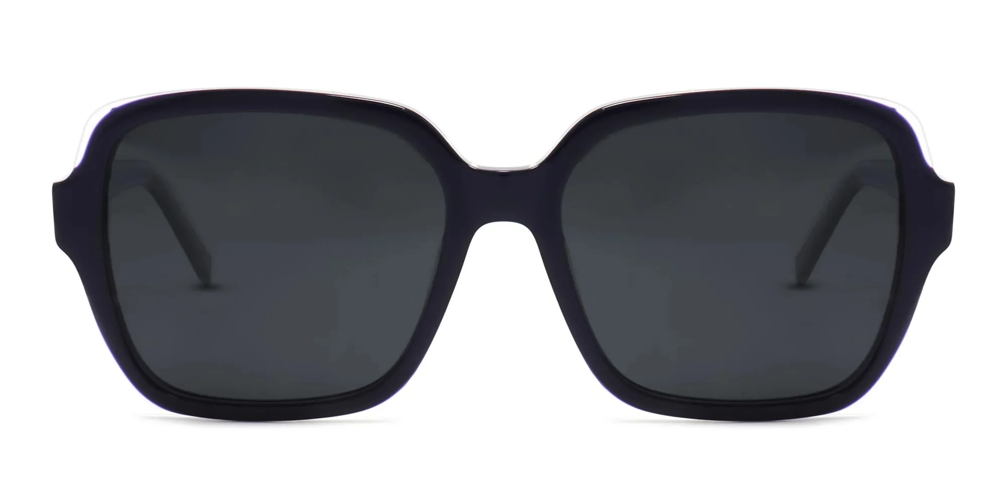 Blue Square Frame Sunglasses-2