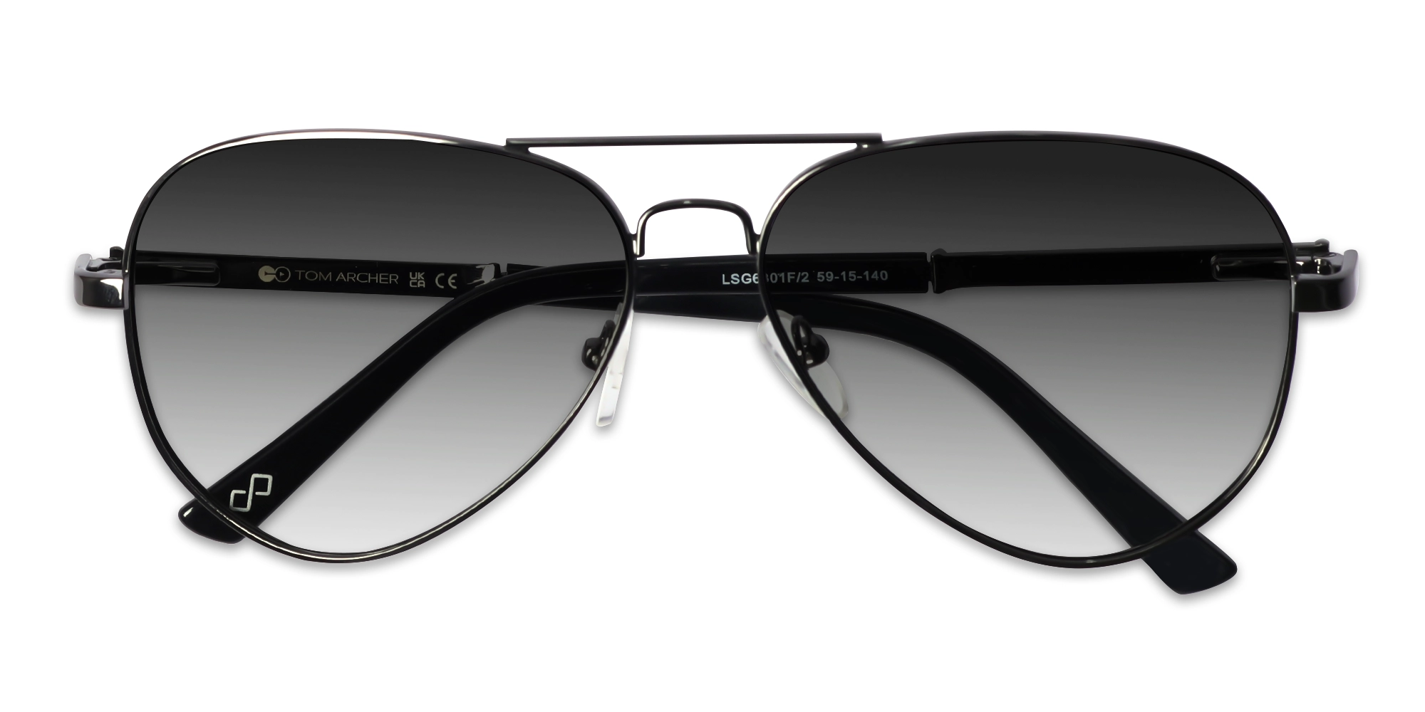 Gunmetal Lightweight Pilot Sunglasses 6