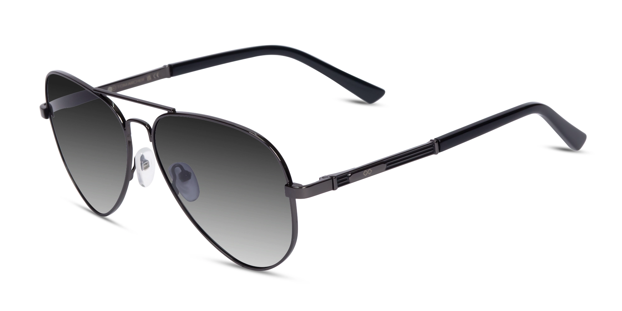 Gunmetal Lightweight Pilot Sunglasses 3