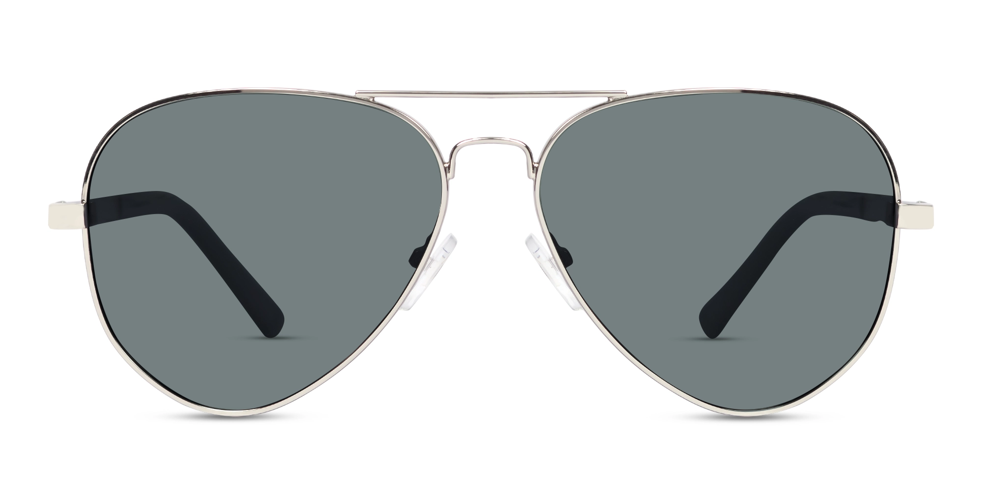 Lightweight Silver Metal Double Bridge Sunglasses 1 Lightweight Silver Metal Double Bridge Sunglasses 1