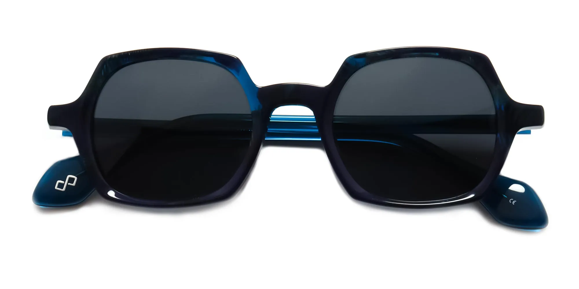 mid night blue geometric sunglasses-2