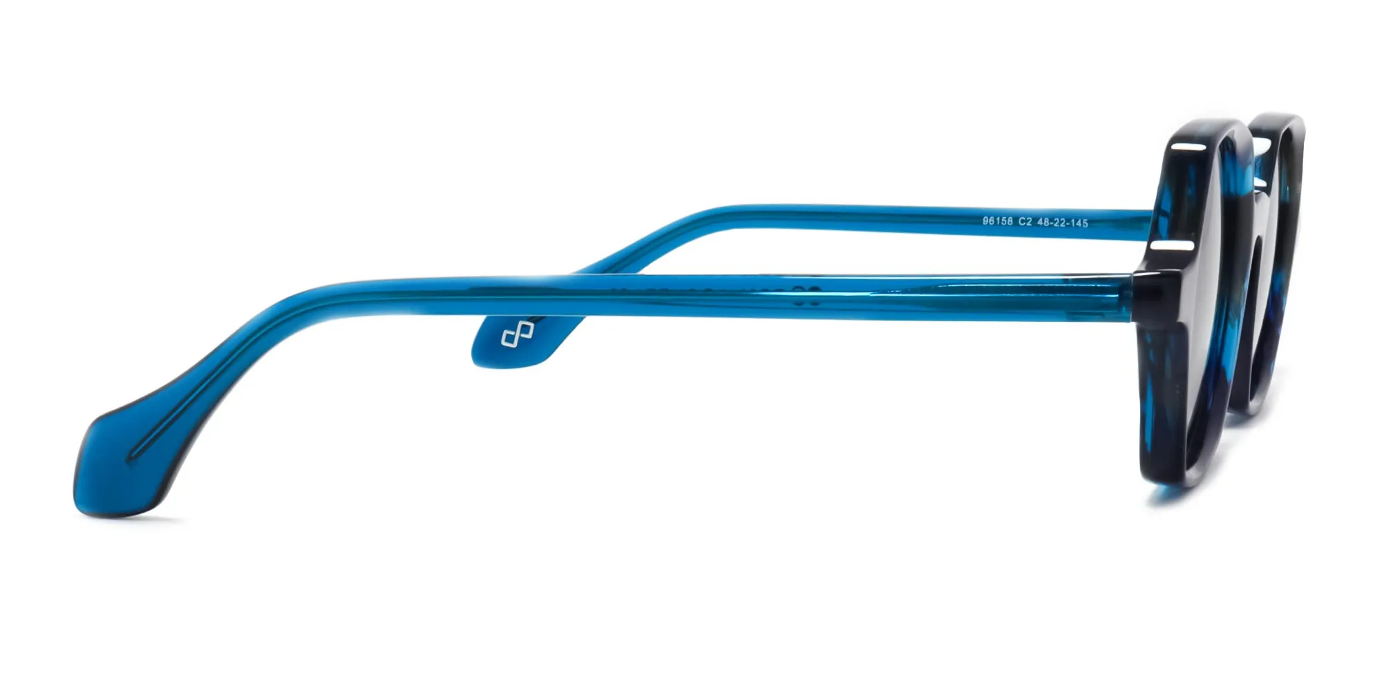 mid night blue geometric sunglasses-2